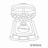 Boomerang Pinball Machine Sketch Coloring Page sketch template