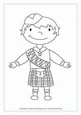 Scottish Coloring Pages At GetColoringscom  Free Printable Colorings sketch template