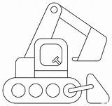 Backhoe coloring page  ColouringPages sketch template