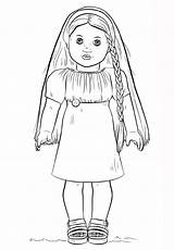 American Girl Doll Printables Coloring Pages sketch template