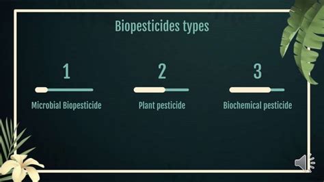 Types of biopesticides