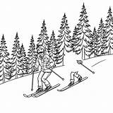 11 Best Skiing Coloring Pages Free Printable PDFs sketch template