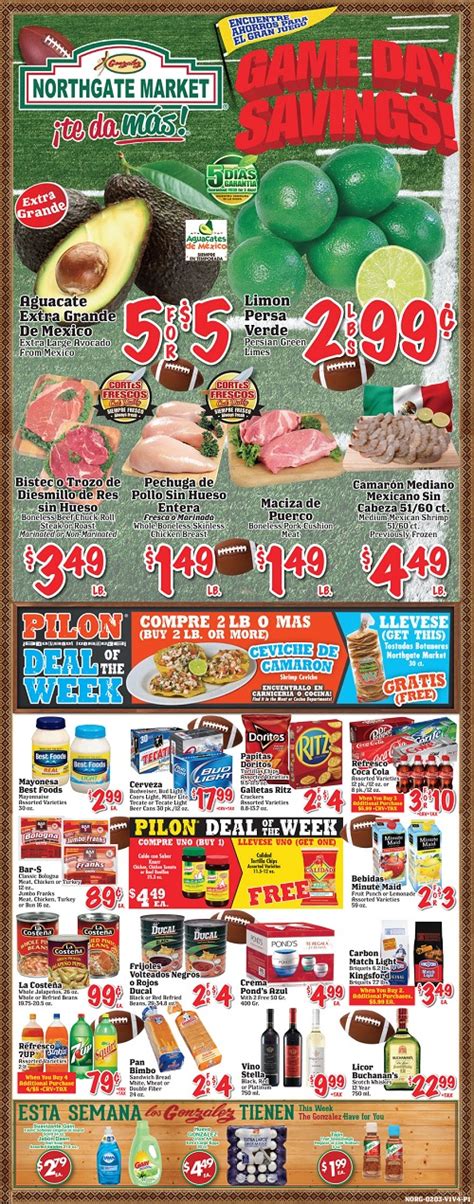 Hispanic Weekly Ads: González Northgate Market Weekly Ad