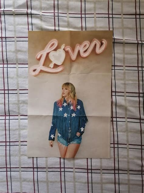 Taylor Swift Lover Poster, Hobbies & Toys, Music & Media, Music Accessories on Carousell