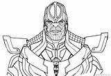 Thanos From Avengers Infinity War Coloring Pages Line Drawing  Free sketch template