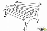 Bench Coloring Page Pages Sketch Coloring sketch template