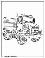 17 Dump Truck Coloring Pages  Free PDF Printables sketch template