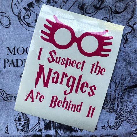 I Suspect the Nargles Are Behind It Luna Lovegood Spectrespecs | Etsy | Luna lovegood ...