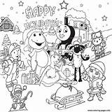 Thomas The Train S Christmas Holiday6022 Coloring Page Printable sketch template