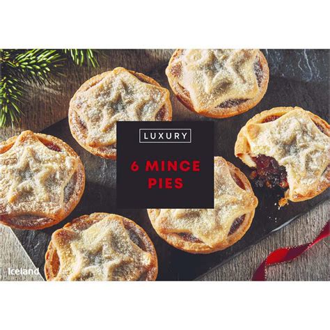 Iceland Luxury 6 Mince Pies | Luxury Cakes | Iceland Foods