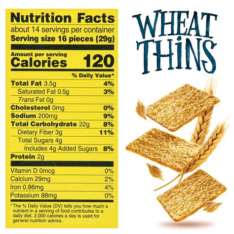 Wheat Thins Nutrition Label | Blog Dandk