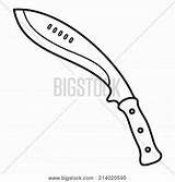 Machete Coloring Pages sketch template
