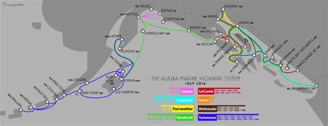 Transit Maps: Unofficial Map: The Alaska Marine Highway Highway by Daniel Huffman