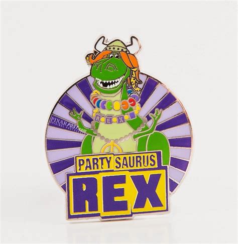 'Partysaurus Rex' Collectible Pin Now Available http://www.pixarpost.com/2014/11/partysaurus-rex ...