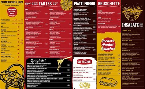 Menu at Beach Bistrot pub & bar, Malcesine