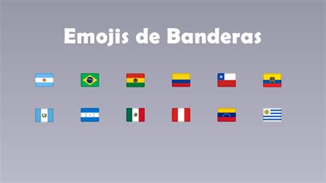 Emojis de banderas para copiar y pegar - Iván Andréi