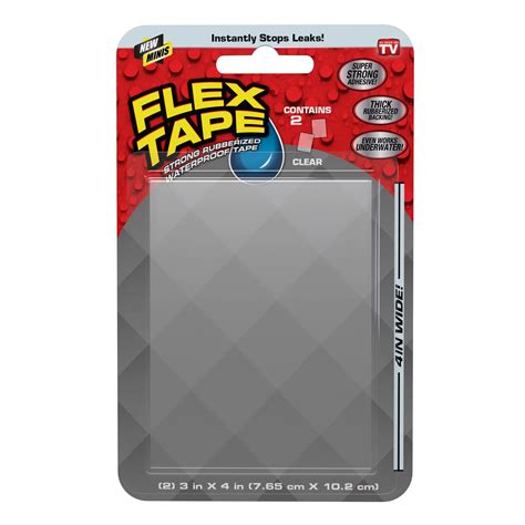 Flex Seal Flex Tape Mini Waterproof Patches – Clear - Shop Adhesives ...