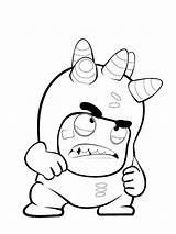 Oddbods coloring Pages sketch template