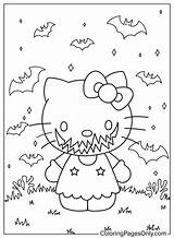 30  Halloween Hello Kitty Coloring Pages Free Printable PDF JPG PNG sketch template