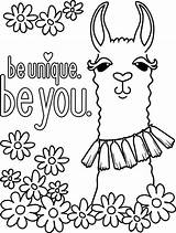 Kawaii As Divertidas Lhamas  Unicorn coloring Pages Coloring sketch template