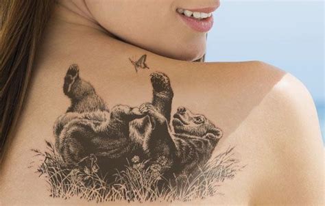 momma bear tattoo - Google Search | Bear tattoo designs, Black bear ...