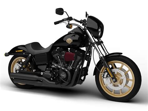Harley-Davidson FXDL Dyna Low Rider S 2016 3D Model MAX OBJ 3DS FBX C4D ...