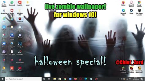 HOW TO DOWNLOAD AND SET LIVE ZOMBIE WALLPAPER! Halloween special. - YouTube