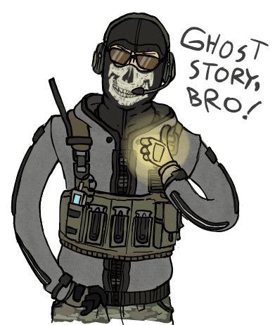 MW: Cool story, Ghost by sparkyHERO on DeviantArt