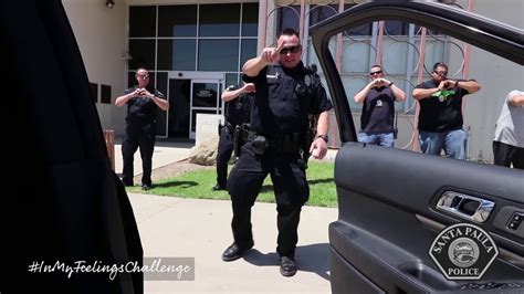 See Santa Paula police dance, joining 'In My Feelings Challenge'