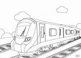 HD Coloring Page Train Images  sketch template