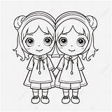Twin Baby Coloring Pages sketch template