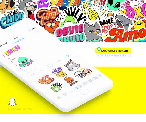 Snapchat Stickers on Behance