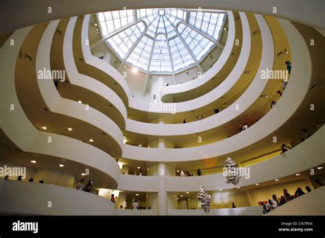 Solomon r. guggenheim museum interior hi-res stock photography and ...