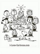 Christmas Peanuts Coloring Pages  Nation sketch template