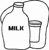 Coloring Pages Of Milk sketch template