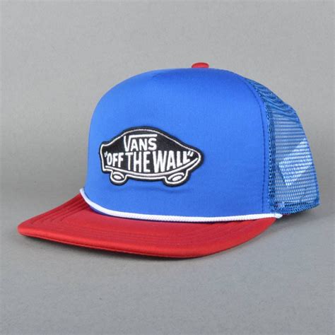 Vans Classic Patch Trucker Cap - Blue/Red - Vans from Native Skate Store UK