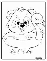 Panda Bear Coloring Pages Free PDF Printables  Simply Love sketch template