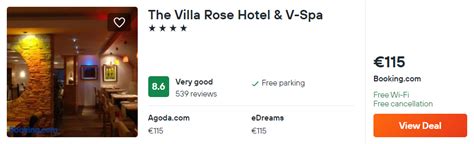 4* The Villa Rose Hotel & V-Spa in Ballybofey, Co.Donegal for €115 ...