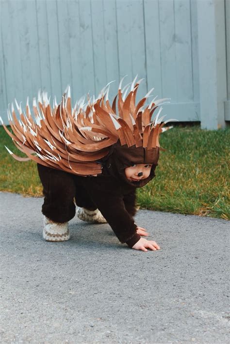 DIY Toddler Porcupine Costume For Less Than $5 | POPSUGAR Family Photo 2