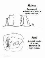 Peninsula Landform Coloring Pages sketch template