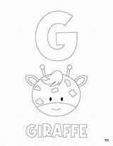 Letter G Coloring Pages  15 FREE Printabulls sketch template