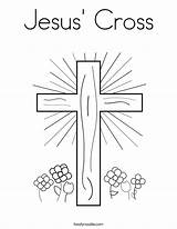 Jesus Cross Coloring Page  Twisty Noodle sketch template