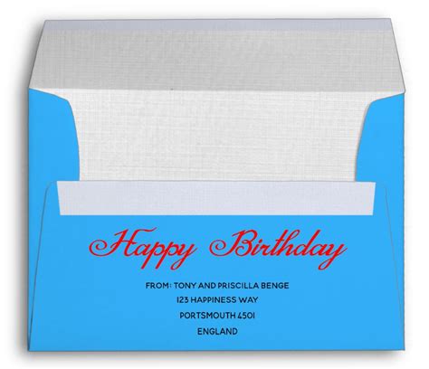 Personalized Birthday Card Envelope. | Envelope writing, Personalized ...