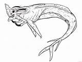 Reaper leviathan Subnautica coloring Pages  Celebreka sketch template