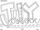 July Coloring Pages  DOODLE ART ALLEY sketch template