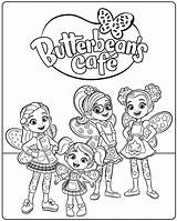 Butterbean Cafe Coloring Pages sketch template