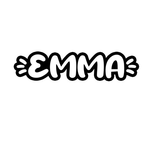Emma name LED Lamp von Marco Parraga Delgado | Kostenloses STL-Modell herunterladen | Printables.com