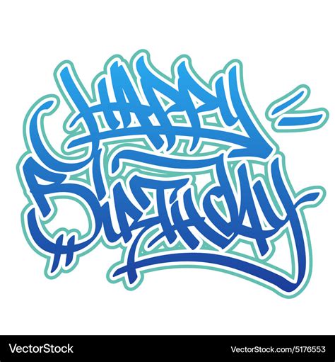 Happy Birthday Graffiti Style