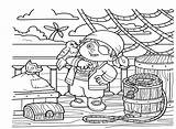 Pirate Coloring Pages PDF  Free Printable sketch template