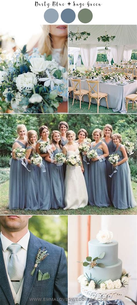 Top 15 Dusty Blue Wedding Color Ideas for 2023 Brides